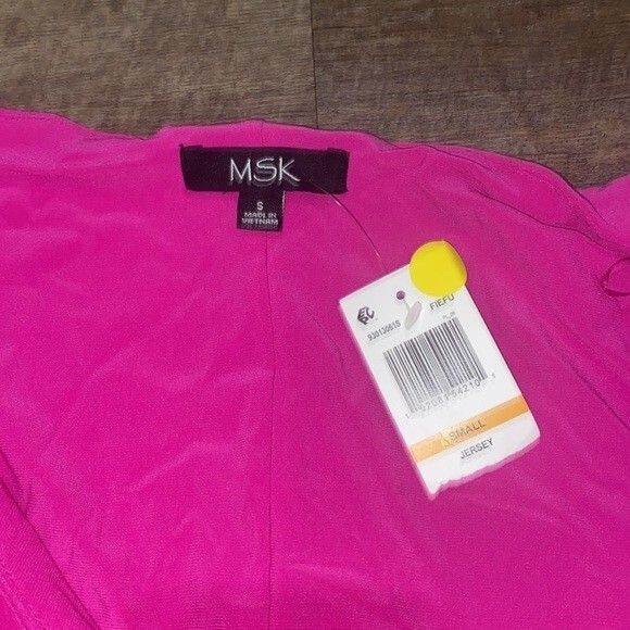 NWT MSK Dress Women’s Midi Dress Size Small Pink - Picture 7 of 7